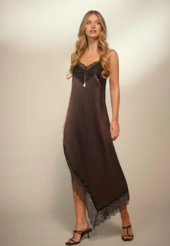 Bubbleroom Occasion Uudenvuoden Mekot|Satiinimekot*Satin Lace Slip Dress