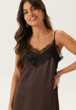 Bubbleroom Occasion Uudenvuoden Mekot|Satiinimekot*Satin Lace Slip Dress