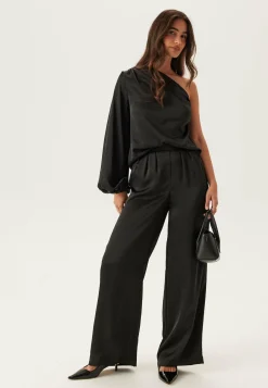 BUBBLEROOM Yksiväriset Puserot Ja Paidat|Tunikat Ja Puserot*Satin One Shoulder Blouse