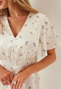 BUBBLEROOM Juhlamekot|Kukkakuosiset Ja Kuviolliset Mekot*Satin Scarf Maxi Dress