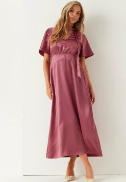 BUBBLEROOM Juhlamekot|Satiinimekot*Satin Scarf Maxi Dress