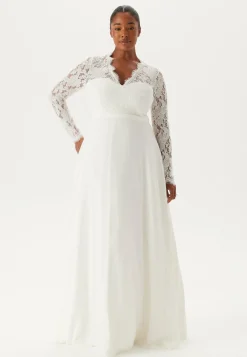 Bubbleroom Occasion Häämekot*Scallop V-Neck Lace Gown