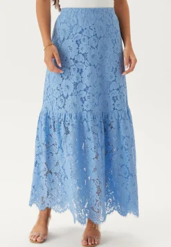 BUBBLEROOM Juhlasetit|Juhlameet*Scalloped Lace Edge Maxi Skirt
