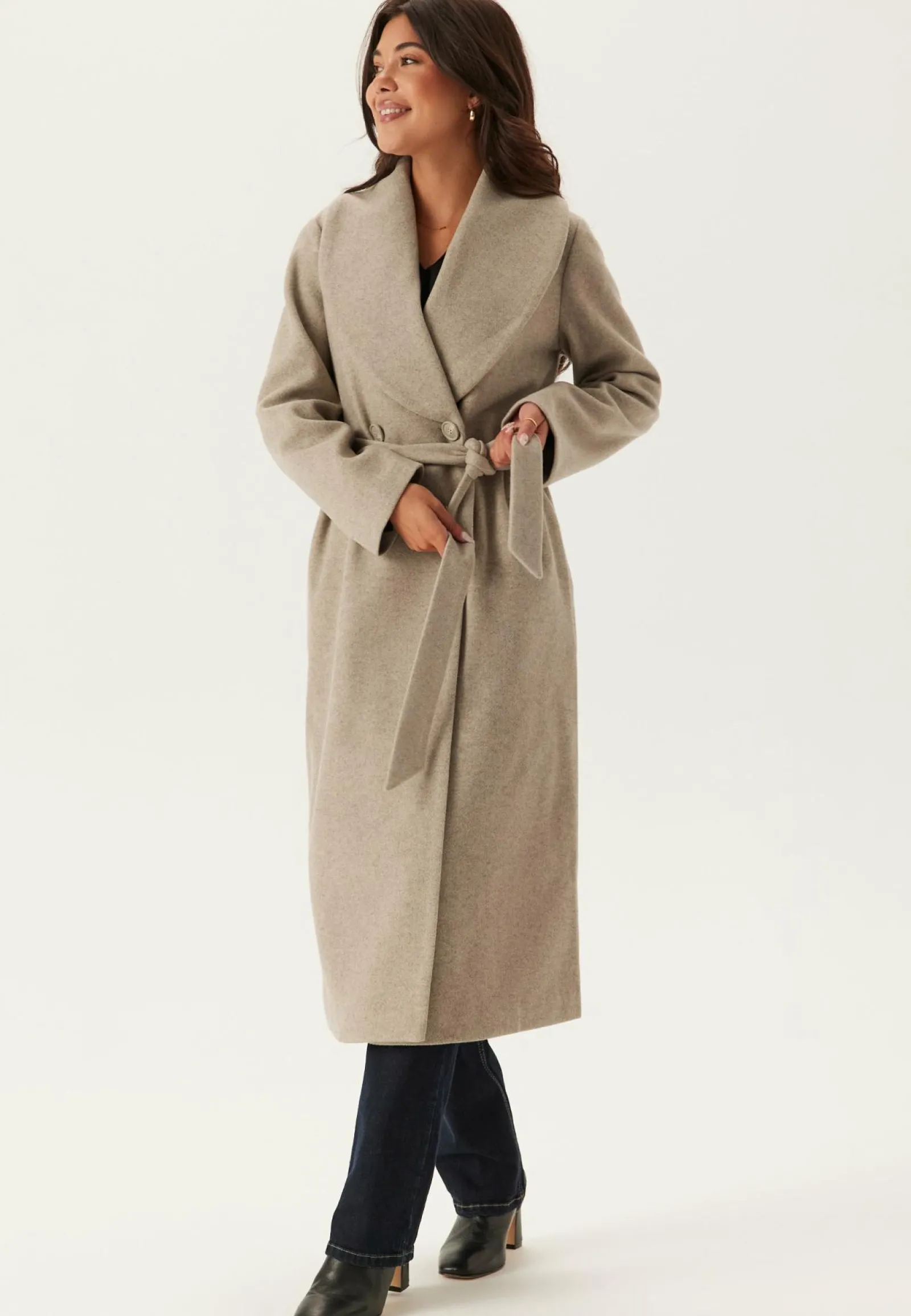 BUBBLEROOM Syystakit|Talvitakit*Shawl Collar Coat