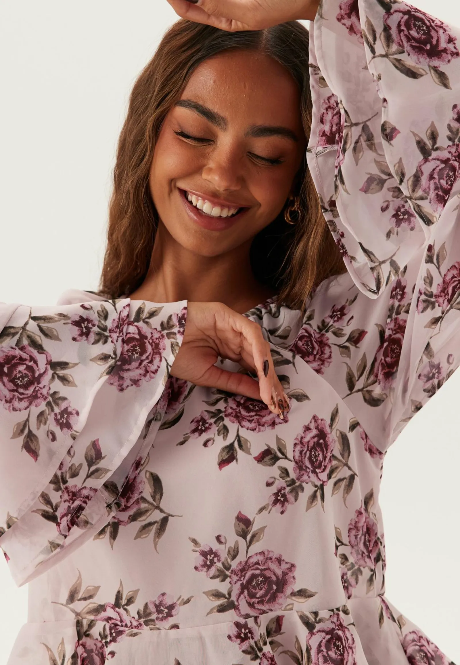 BUBBLEROOM Röyhelömekot|Kukkakuosiset Ja Kuviolliset Mekot*Short Frill Dress