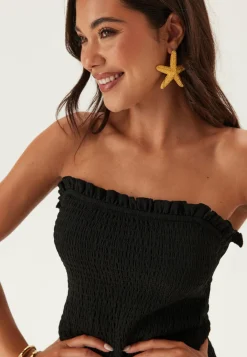 BUBBLEROOM Smokkimekot|Bandeau-Mekot*Short smock Dress