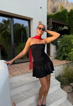 BUBBLEROOM Smokkimekot|Bandeau-Mekot*Short smock Dress