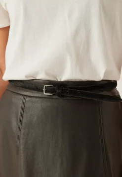 SELECTED Vyöt*Slfcaroline Slim Cow Belt