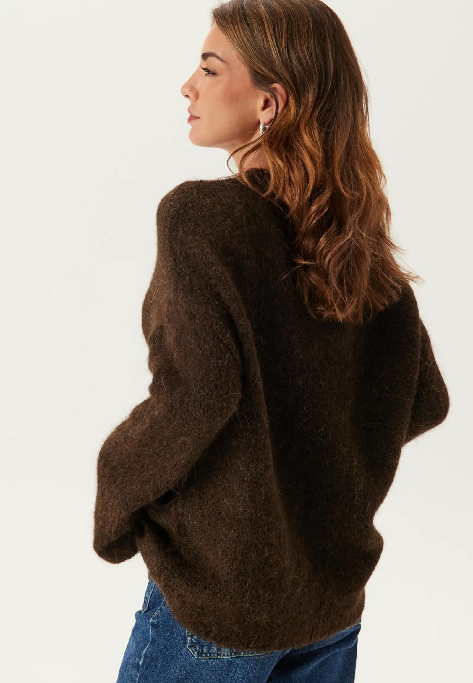 SELECTED Neulepuserot|Neulotut Neulepuserot*Slfgabriella Ls Knit New O-nec