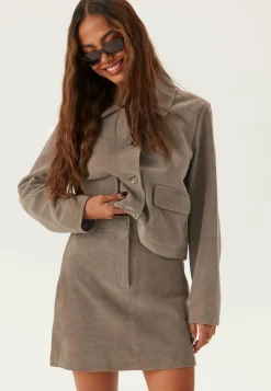 SELECTED Nahkahameet|Lyhyet Hameet*Slfkaya Mw Suede Skirt