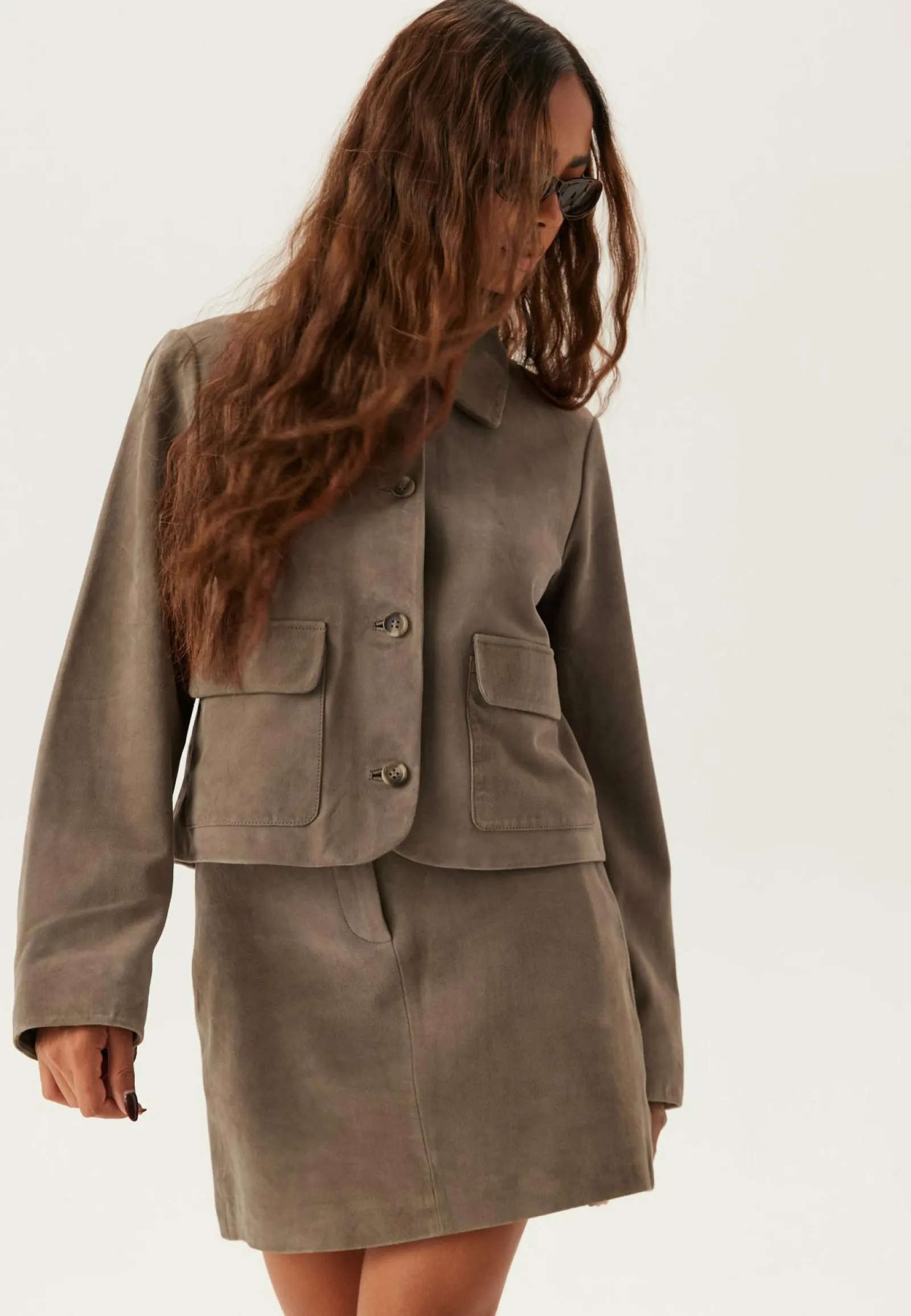 SELECTED Kesätakit|Syystakit*Slfkaya Suede Jacket