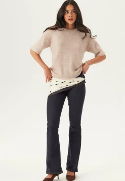 SELECTED Neuletopit|Neuletopit*Slflulu 2/4 KNIT O-NECK KNIT O