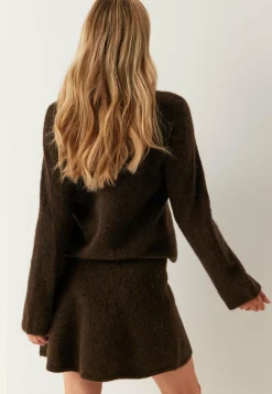 SELECTED Lyhyet Hameet|Rennot Hameet*Slflulu Brushed Hw Knit Skirt