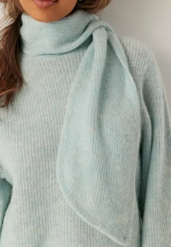 SELECTED Neulepuserot|Neulotut Neulepuserot*Slflulu Ls Bow Knit