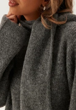 SELECTED Neulepuserot|Neulotut Neulepuserot*Slflulu Ls Bow Knit