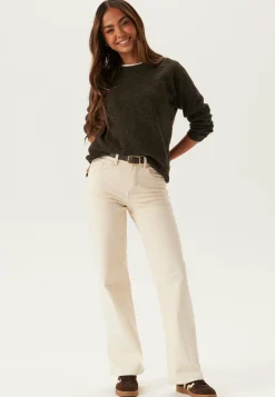 SELECTED Neulepuserot|Neulotut Neulepuserot*Slflulu LS Knit O-Neck