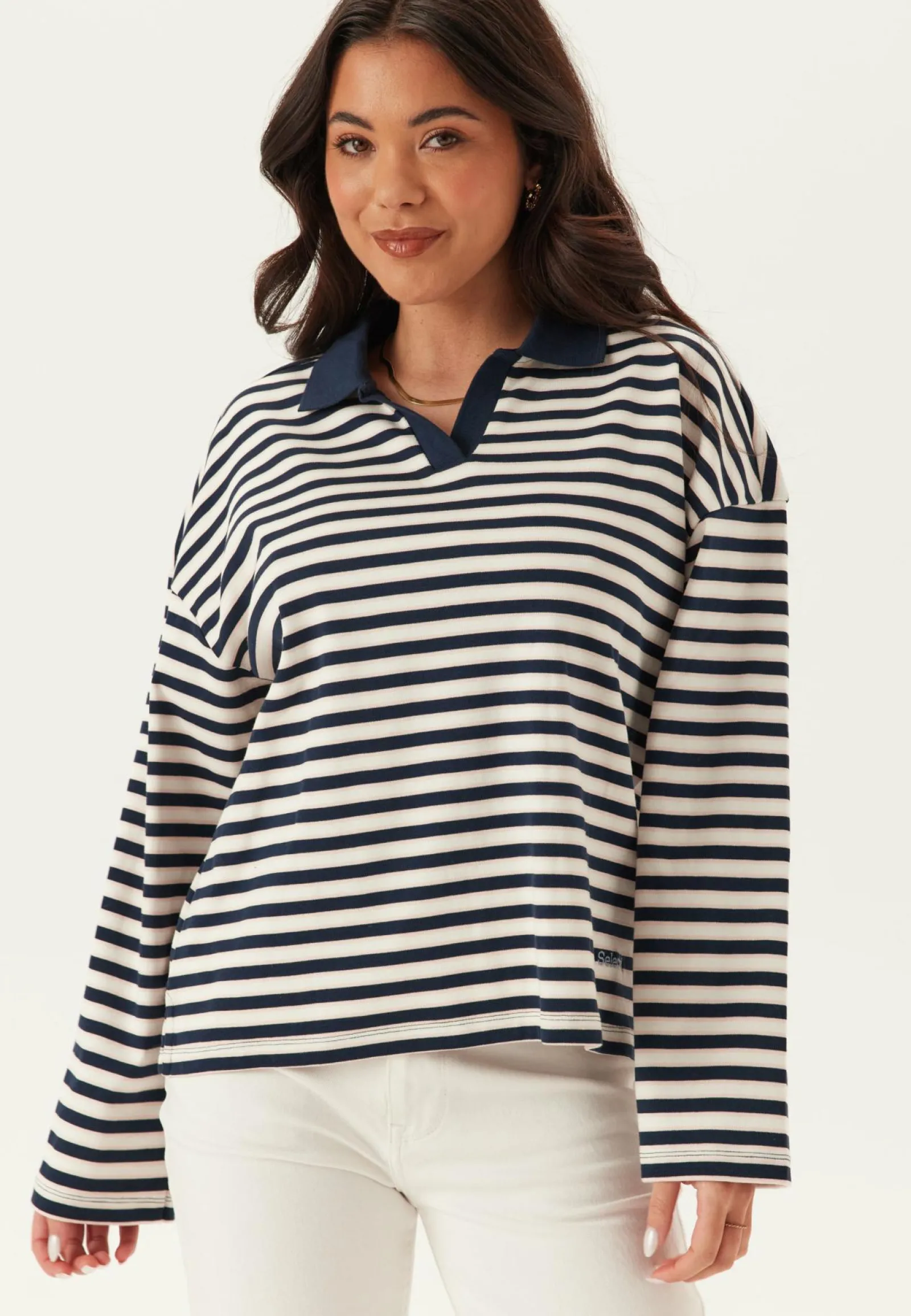 SELECTED Pitkähihaiset Topit|Rennot Topit*Slfmilly Ls Polo