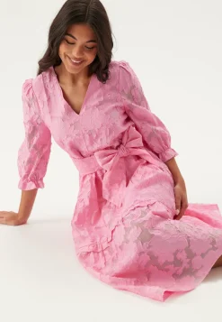 SELECTED Morsiusneitomekot|Kukkakuosiset Ja Kuviolliset Mekot*Slfsadie 3/4 Midi Dress