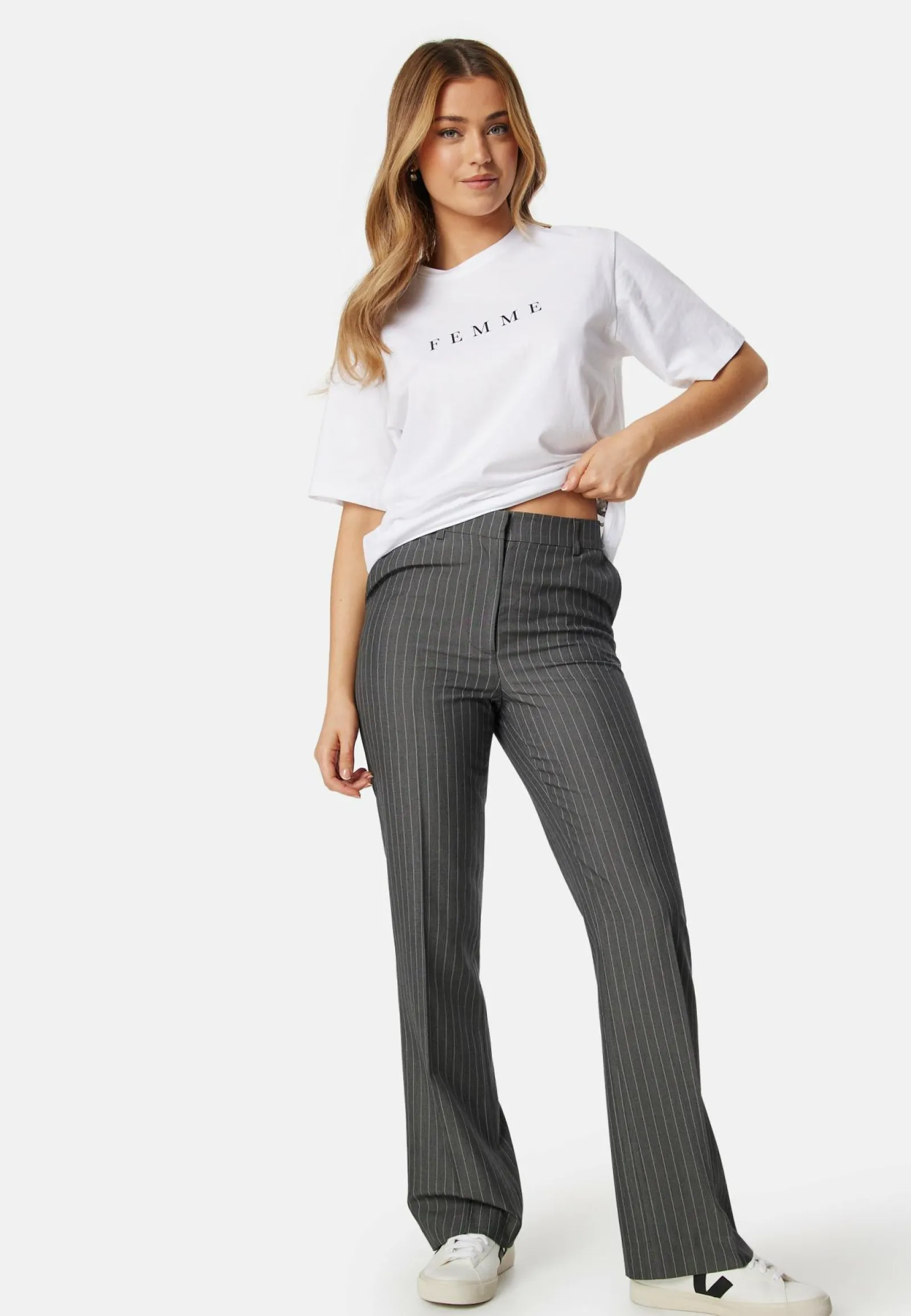 SELECTED T-Paidat|Perustopit*Slfvilja SS printed tee