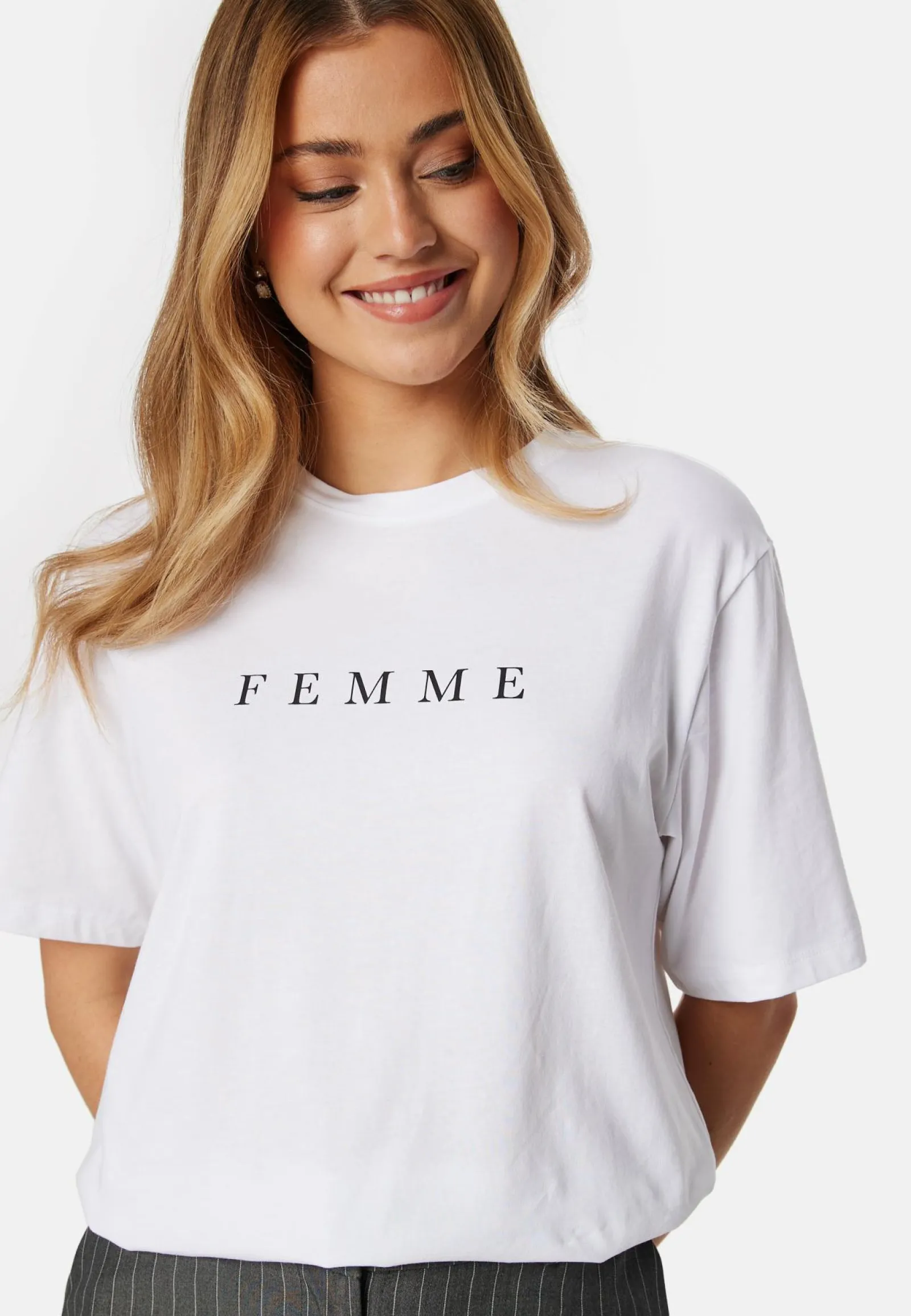 SELECTED T-Paidat|Perustopit*Slfvilja SS printed tee