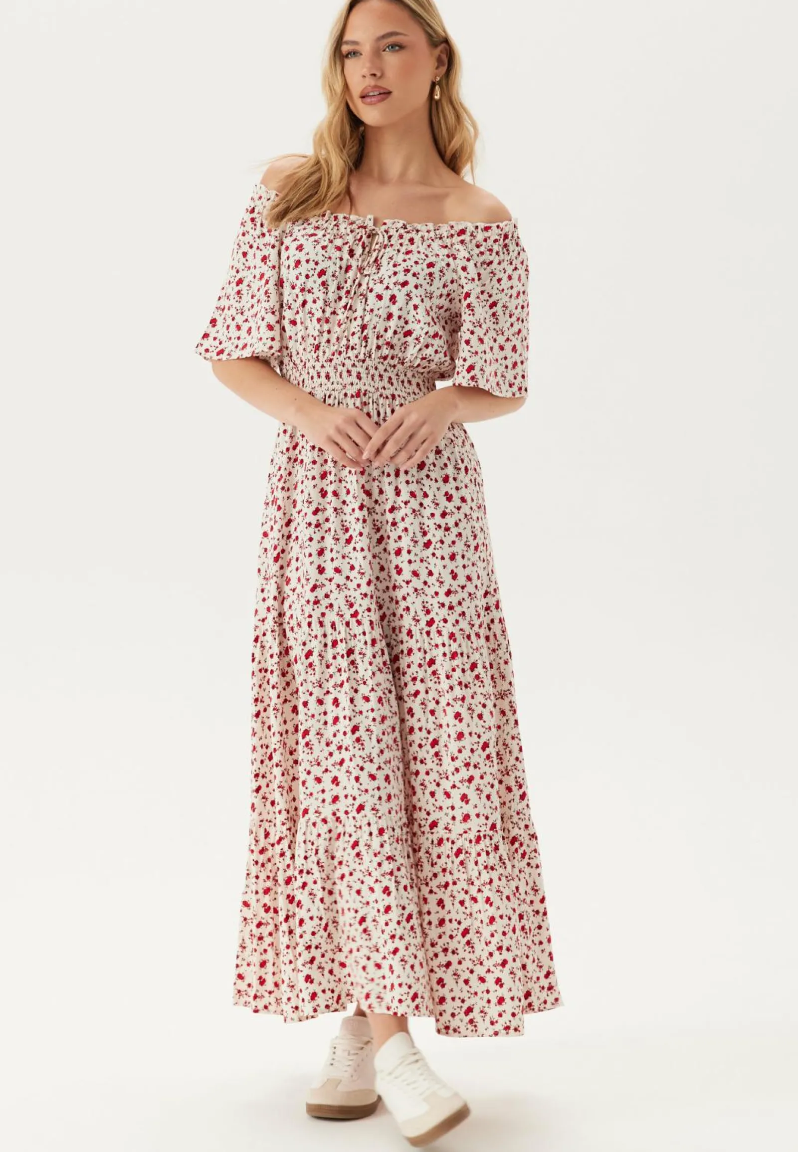 Happy Holly Kukkakuosiset Ja Kuviolliset Mekot|Kesämekot*Smock Maxi Viscose Dress