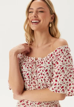 Happy Holly Kukkakuosiset Ja Kuviolliset Mekot|Kesämekot*Smock Maxi Viscose Dress