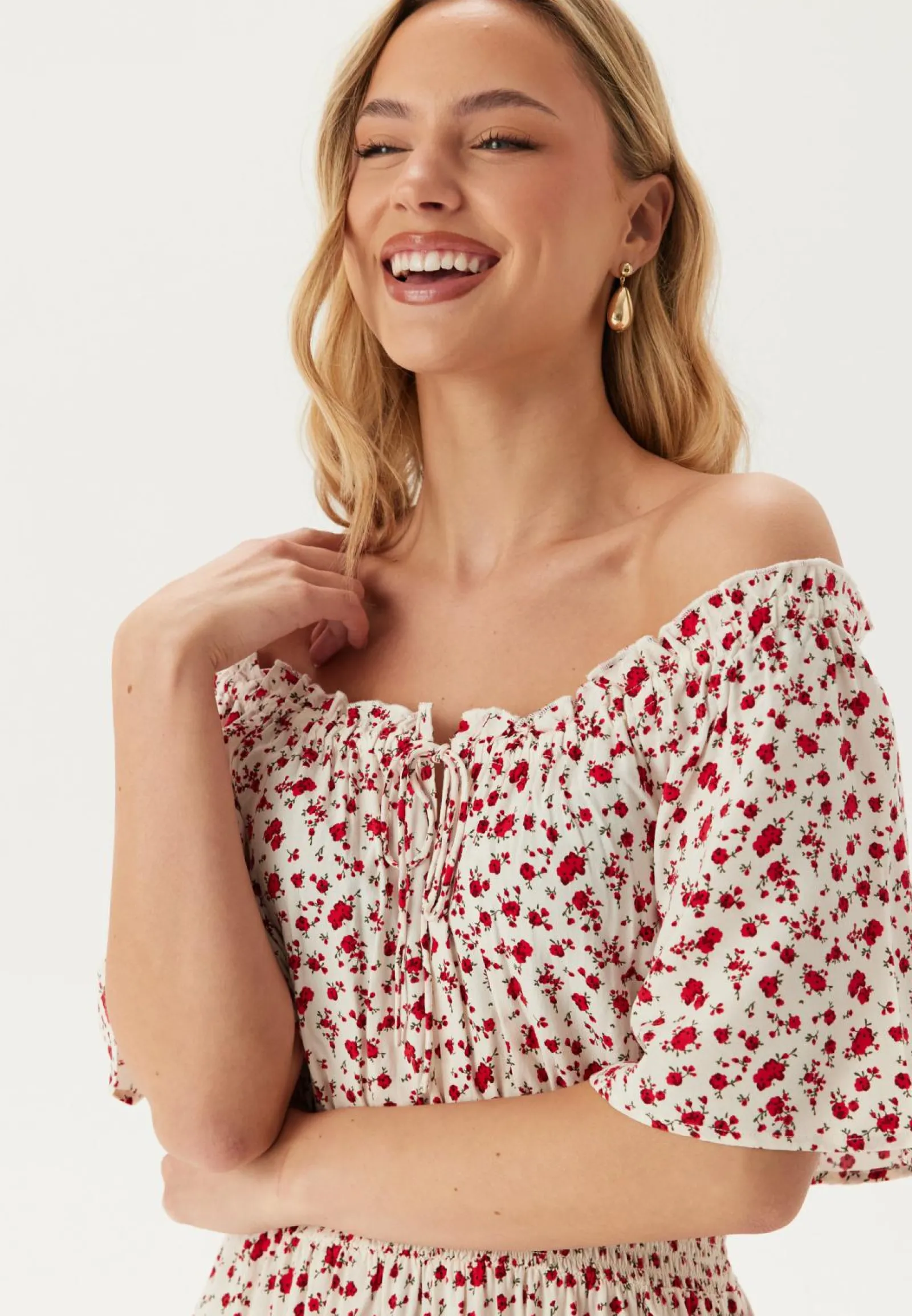 Happy Holly Kukkakuosiset Ja Kuviolliset Mekot|Kesämekot*Smock Maxi Viscose Dress