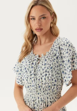 Happy Holly Kukkakuosiset Ja Kuviolliset Mekot|Kesämekot*Smock Maxi Viscose Dress