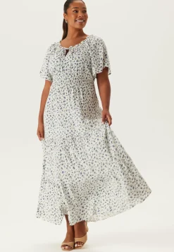 Happy Holly Kukkakuosiset Ja Kuviolliset Mekot|Kesämekot*Smock Maxi Viscose Dress