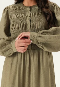 Happy Holly Smokkimekot|Pitkähihaiset Mekot*Smock Midi Dress