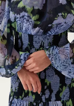 Bubbleroom Occasion Smokkimekot|Juhlamekot*Smock Off Shoulder Maxi Dress