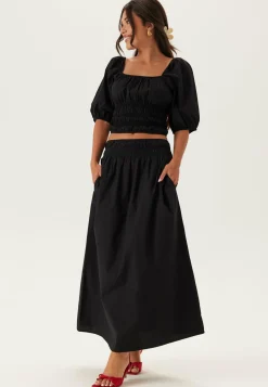 BUBBLEROOM Rennot Setit|Juhlameet*Smock Waist Maxi Skirt