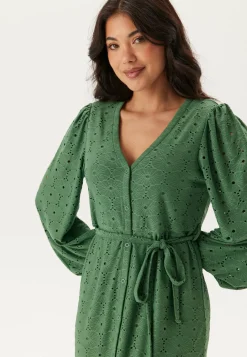 Happy Holly Pitkähihaiset Mekot|Midimekot*Soft Broderie Anglaise Dress