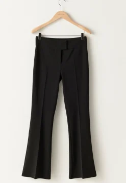 BUBBLEROOM Keskivyötäröiset Housut|Lahkeelliset Housut*Soft Suit Flared Trousers