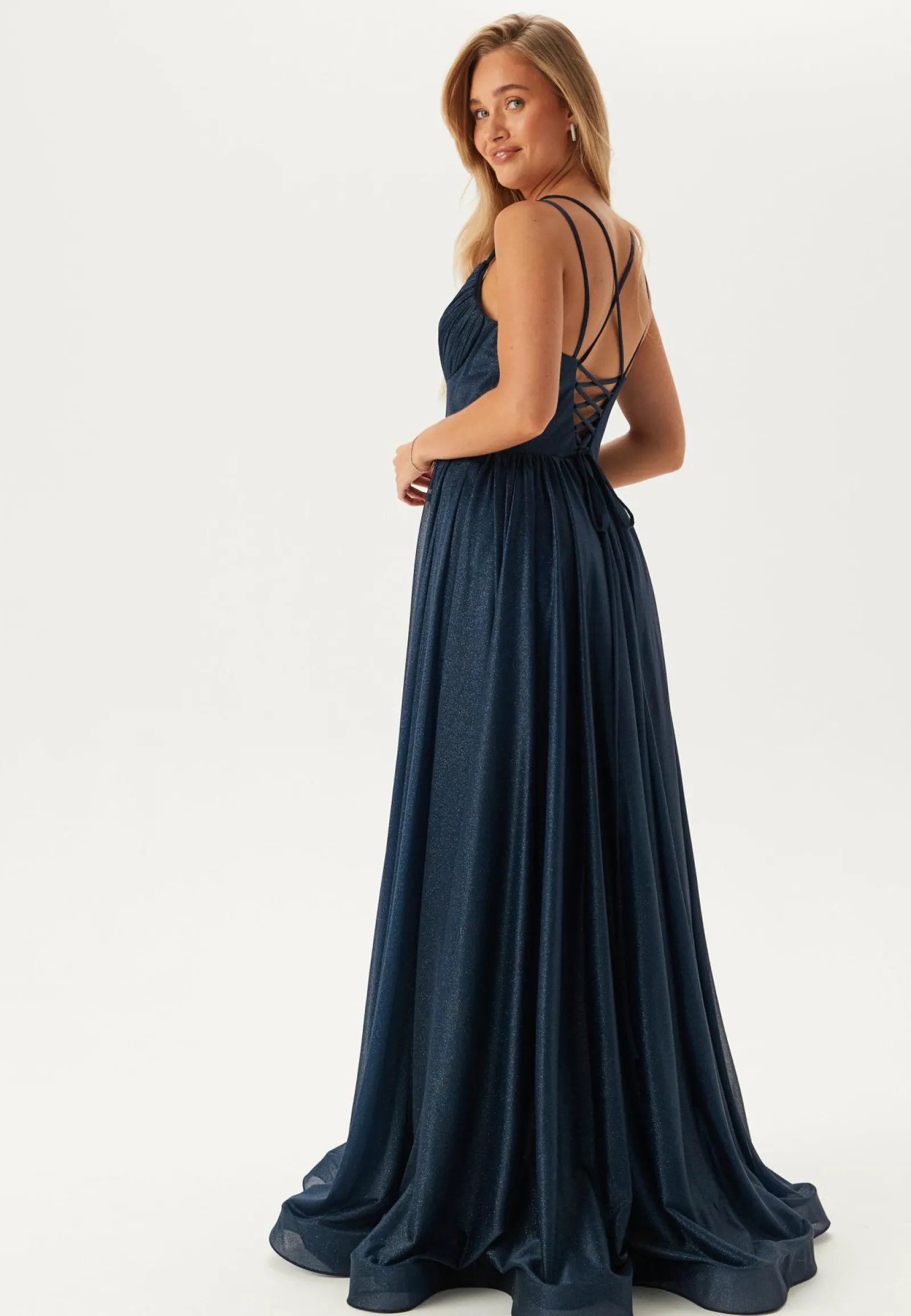 Christian Koehlert Uudenvuoden Mekot|Glittermekot*Sparkling Evening Dress With Tie Back