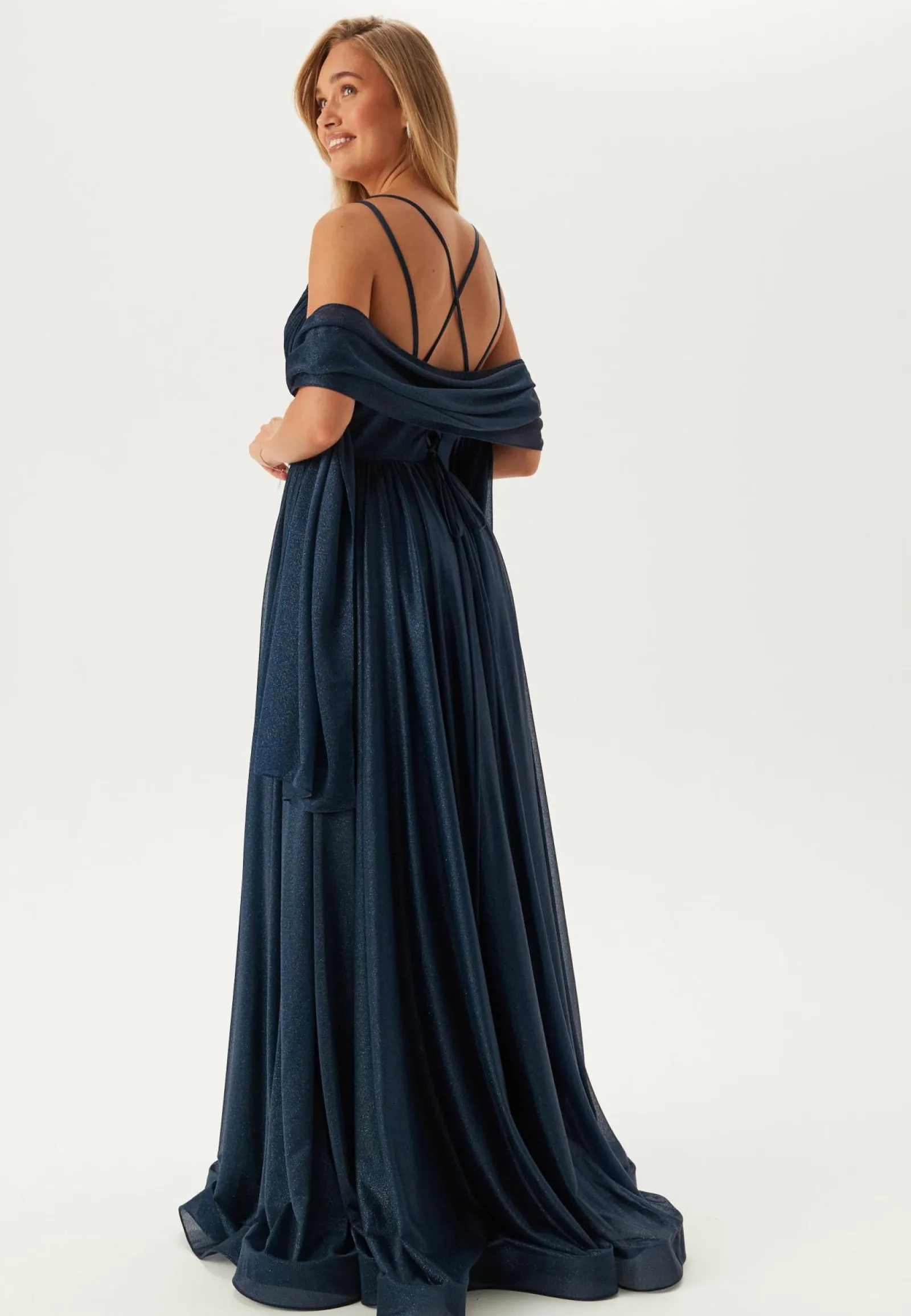 Christian Koehlert Uudenvuoden Mekot|Glittermekot*Sparkling Evening Dress With Tie Back