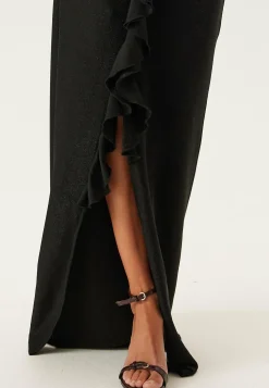 Bubbleroom Occasion Uudenvuoden Mekot|Glittermekot*Sparkling Low V-neck Slit Gown