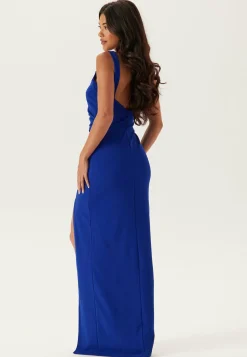 Bubbleroom Occasion Morsiusneitomekot|Juhlamekot*Square Neck Slit Maxi Dress