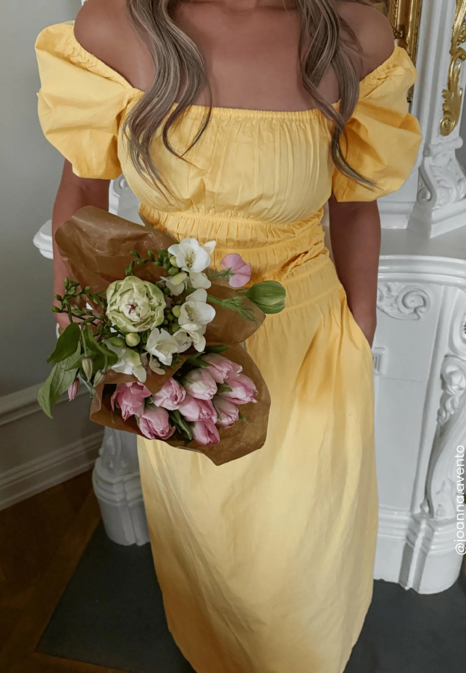 BUBBLEROOM Rennot Setit|Yksiväriset Puserot Ja Paidat*Square Neck Smock Top