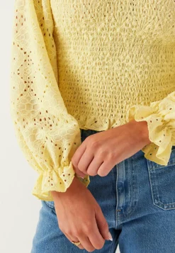 BUBBLEROOM Yksiväriset Puserot Ja Paidat|Rennot Puserot Ja Paidat*Square Neck Smock Top