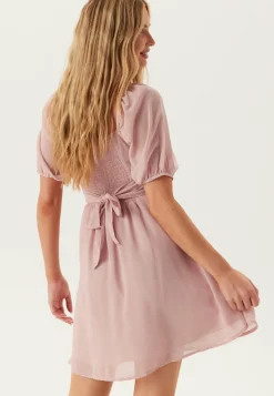 BUBBLEROOM Kesämekot|Arkipäivän Mekot*Square Neck S/S Georgette Dress