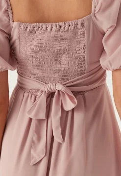 BUBBLEROOM Kesämekot|Arkipäivän Mekot*Square Neck S/S Georgette Dress