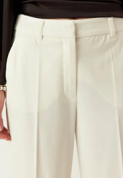 BUBBLEROOM Suorat Housut|Pukuhousut*Straight High Waist Suit Trousers