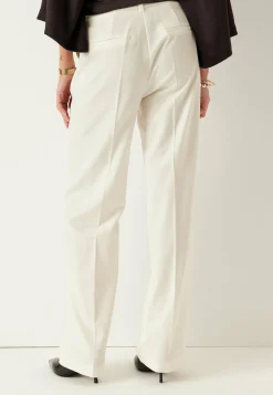 BUBBLEROOM Suorat Housut|Pukuhousut*Straight High Waist Suit Trousers