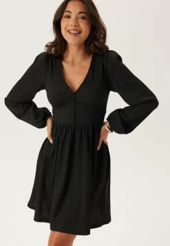 BUBBLEROOM Uudenvuoden Mekot|Joulumekot*Structure Button Mini Dress