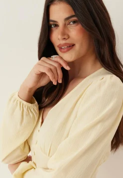 BUBBLEROOM Pitkähihaiset Mekot|Minimekot*Structure Button Mini Dress