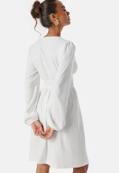 BUBBLEROOM Kesämekot|Pitkähihaiset Mekot*Structure Button Short Dress