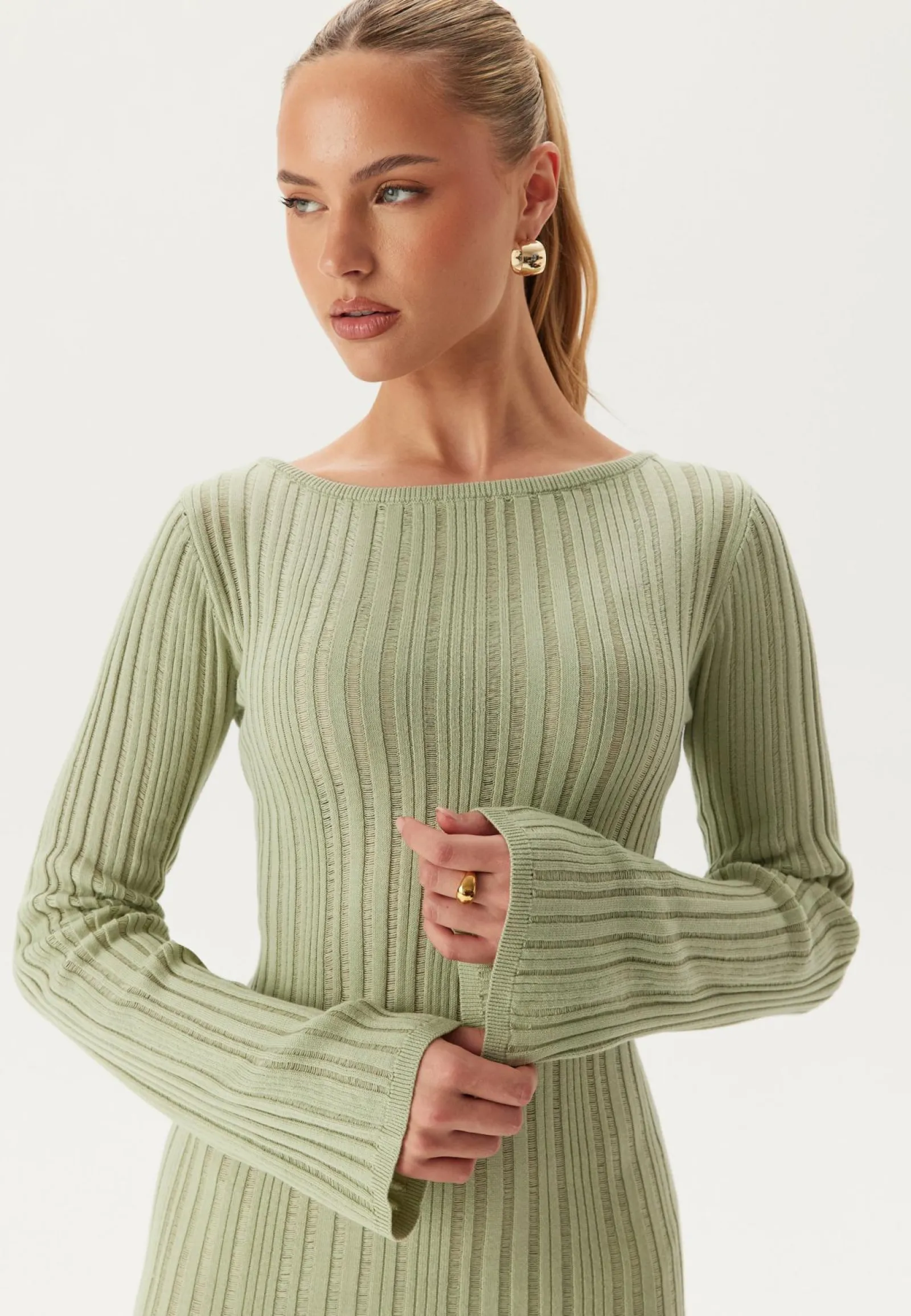 BUBBLEROOM Kesämekot|Pitkähihaiset Mekot*Structure Knitted Dress