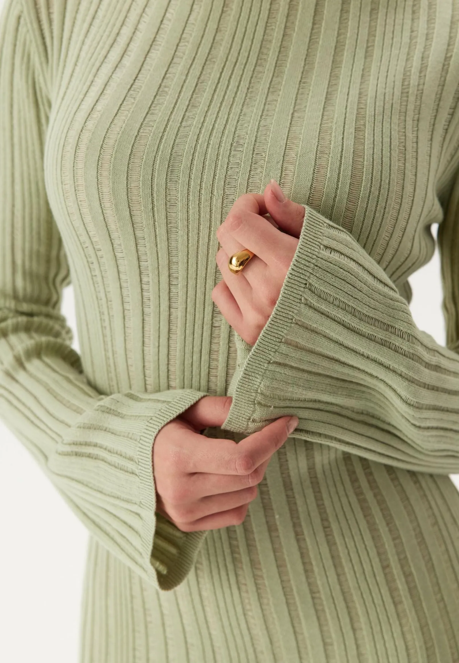 BUBBLEROOM Kesämekot|Pitkähihaiset Mekot*Structure Knitted Dress