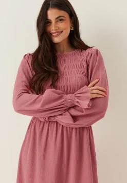 BUBBLEROOM Smokkimekot|Puhvihihalliset Mekot*Structure Long Sleeve Midi Dress